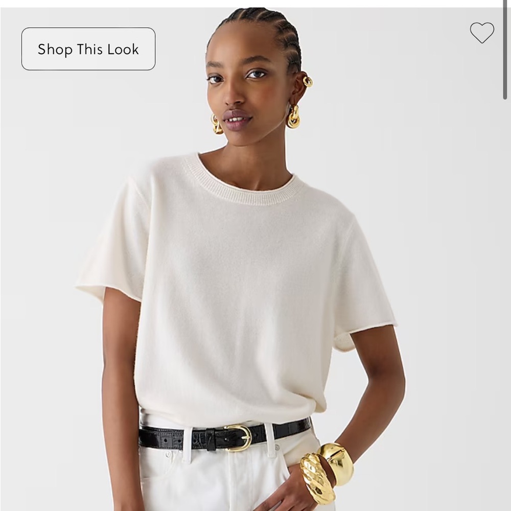 J.Crew Cashmere Relaxed T-Shirt